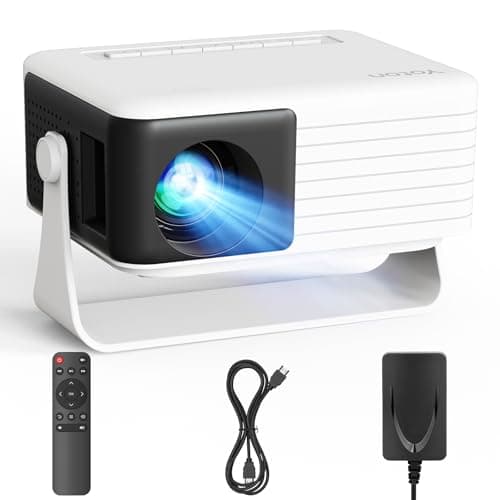 Yoton Mini Projector, Portable Phone small projector 1080P Full HD Supported for iOS/Android/Laptop, Video Projector Y3 Compatible with Fire Stick, HDMI, USB, PS5, Xbox