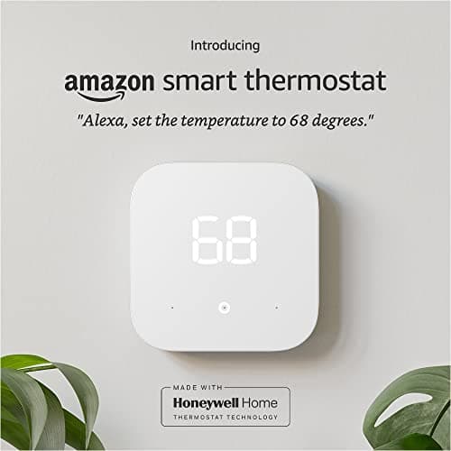 Like-New Amazon Smart Thermostat – Save money and energy - Works with Alexa and Ring - C-wire required 7