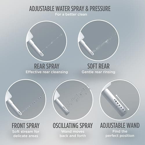 TOTO® WASHLET®+ S7 Electronic Bidet Toilet Seat with EWATER+® Bowl and Wand Cleaning and Classic Lid, Elongated, Cotton White - SW4724AT40#01 9