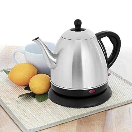 Chantal Electric Kettle, Royale Series, 32 OZ, Stainless Steel BPA-Free, Boil-Dry Guard, Multi-use Spout, (Silver) 9
