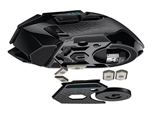 Logitech G502 Hero High Performance Wired Gaming Mouse, 25K Sensor, 25,600 DPI, RGB, Adjustable Weights, 11 Programmable Buttons, On-Board Memory, PC/Mac - Black 8