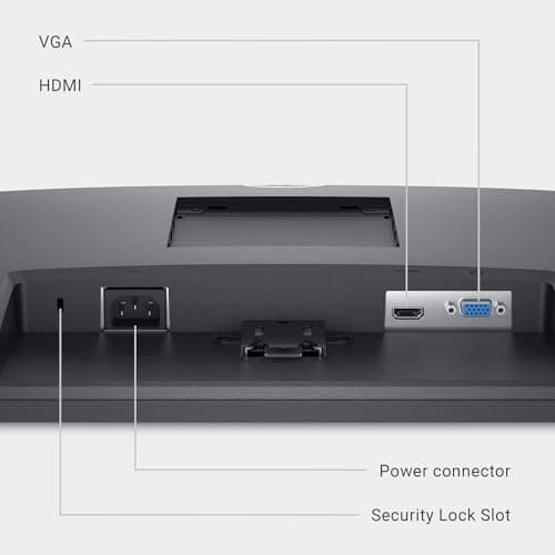 Dell SE2722HX Monitor - 27 inch FHD (1920 x 1080) 16:9 Ratio with Comfortview (TUV-Certified), 75Hz Refresh Rate, 16.7 Million Colors, Anti-Glare Screen with 3H Hardness - Black 7