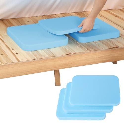 Hombys Under Mattress Support - 3 High Density Foam Pieces to Fix Mattress Sagging, Can Be Layered to Repair Sagging