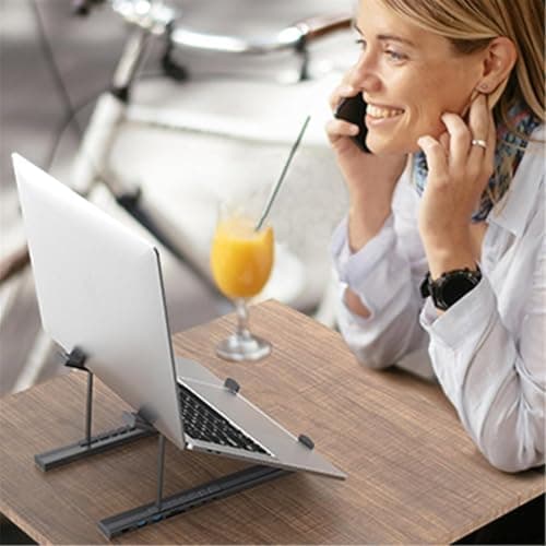 8-in-1 USB C Laptop Docking Station Stand, USB C Dock Tablet Stand with 4k HDMI, 2 USB 3.0, Pd 100w, Universal Dock Station for Offices, Desks, Cafes, Plug and Play (1Pcs) 6