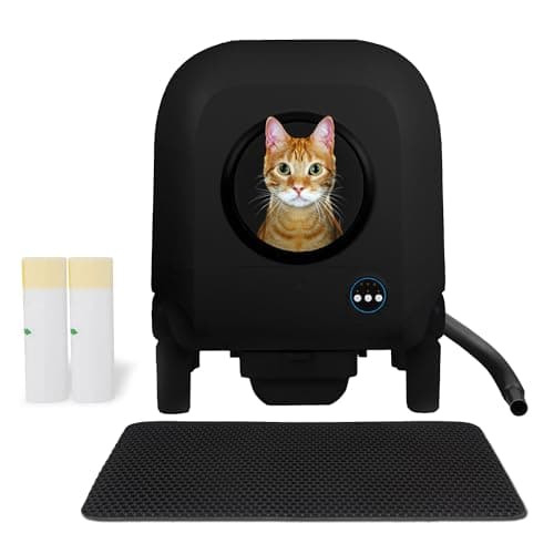 OSEVEN Top-Loading Self-Cleaning Cat Litter Box, Odor Removal& Cat Weight Notification, APP Control, 100 L Large Space for Multi-cat Family,Ultral Quiet Operation&No Cat Trapping