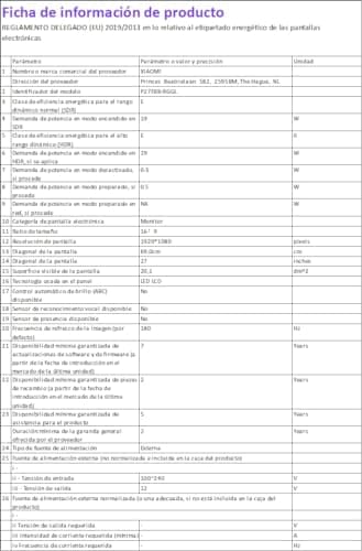 XIAOMI G27i-US 27-inch Gaming Monitor - 165Hz, 1ms GTG, FHD 1920x1080, Fast IPS, HDR10, FreeSync Premium, 99% sRGB, 178° Wide View, Tilt Adjust, TUV Low Blue Light, US Version 8