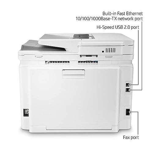 HP Color LaserJet Pro M283fdw Wireless All-in-One Laser Printer, Remote Mobile Print, Scan & Copy, Duplex Printing, Works with Alexa (7KW75A), White 12