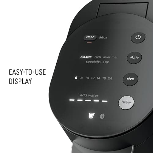 Ninja | Coffee Maker | Single Serve |Brew with Coffee Pods & Grounds| Compatible with K-Cup Coffee Pods | 4 Brew Styles, up to 24oz Cup Sizes & 56oz Removable Reservoir | Black | PB051 7