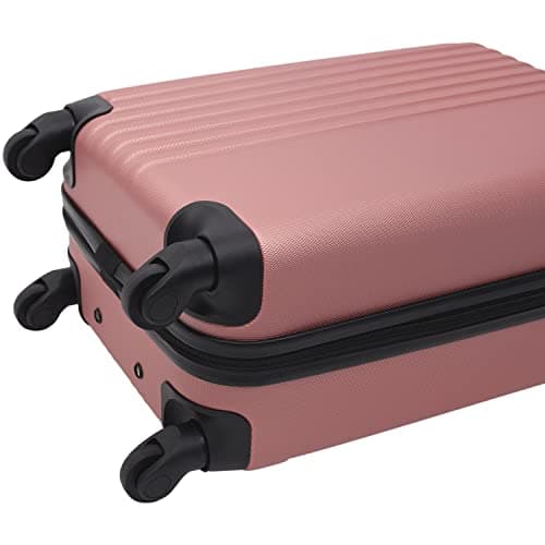 Travelers Club Cosmo Luggage, Rose Gold - 20 Inch, 20-Inch 5