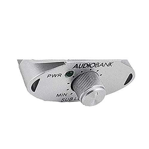 Audiobank 1/2 Din Car Audio Digital Bass Processor, Sound Restoration & Crossover for Car Subwoofer with Bass Knob/Input Level: 15V RMS & Output Level: 13.5V Peak 6
