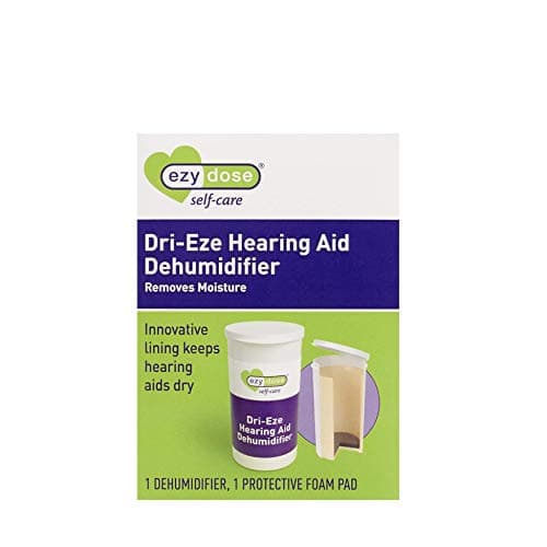 EZY DOSE Dehumidifier for Hearing Aid Cleaning, Small Container for Home or Travel, Easy to Use, Everyday Cleaner, Protection Against Moisture and Sweat, BPA Free 8