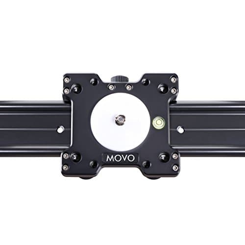 Movo MV-S120 47" Camera Slider Track Glider System with Roller Bearing Platform, Adjustable Legs, Tension Control and More 3