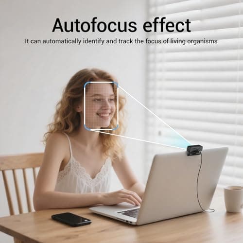 2K Webcam with Microphone, 1440P QHD Web Cam for Desktop Computer, Plug and Play USB Computer Camera for Laptop/PC, Streaming Web Camera with Auto Light Correction for Zoom/Teams/Skype, Mac/Windows 5