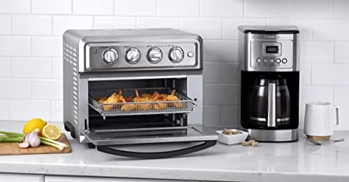 Air Fryer + Convection Toaster Oven by Cuisinart, 7-1 Oven with Bake, Grill, Broil & Warm Options, Stainless Steel, TOA-60 8