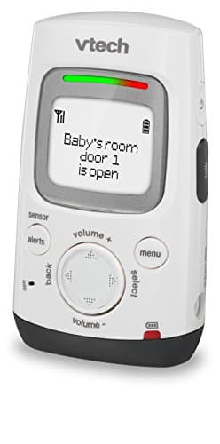 VTech DM271-102 Audio Baby Monitor with Glow-on-Ceiling Night Light, Open or Closed Door/Window Sensor, Vibrating Sound-Alert, Talk Back Intercom & Belt Clip 10