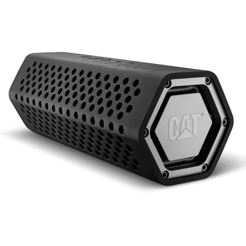 CAT Portable WORKSITE Bluetooth Speakers - Rugged, Heavy Duty Work Speaker with Wireless - Shock Proof, Dust Proof, Water Resistant, Temperature Resistant Jobsite Speaker