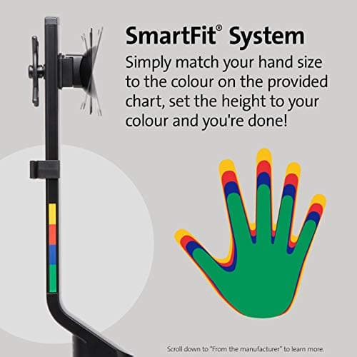 Kensington Single Monitor Desk Mount, C-clamp Vesa Stand Fits up to 32 inch Ultrawide Samsung LG , Low Profile Vertical Mount, Height Adjustable Free Standing Arm,K55512WW Black 6