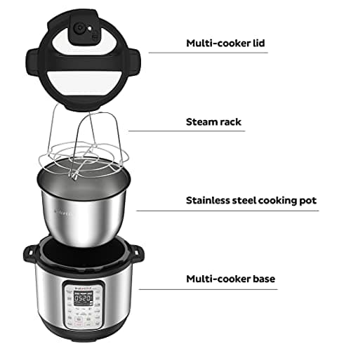 Instant Pot Duo Plus 9-in-1 Electric Pressure Cooker, Slow Cooker, Rice Cooker, Steamer, Sauté, Yogurt Maker, Warmer & Sterilizer, Includes App With Over 800 Recipes, Stainless Steel, 3 Quart 7