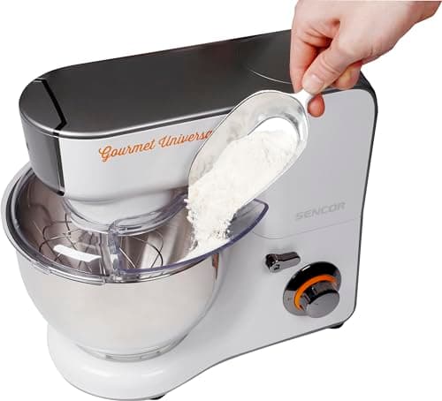 Sencor STM3700WH 10 Speed Stand Mixer with 10 Specialized Attachments, White 8