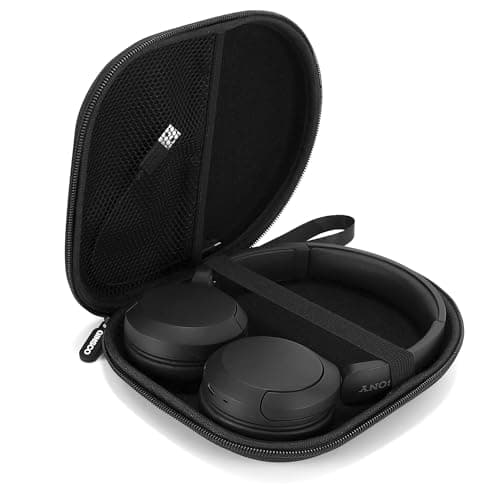 Ginsco Case Compatible with JBL Tune 510BT Bluetooth Headphones, with JBL Tune 520BT/670NC Live 460NC, with Sony WH-CH520/510, Portable Travel Carrying Headphone Case for On Ear Headphones (Black)