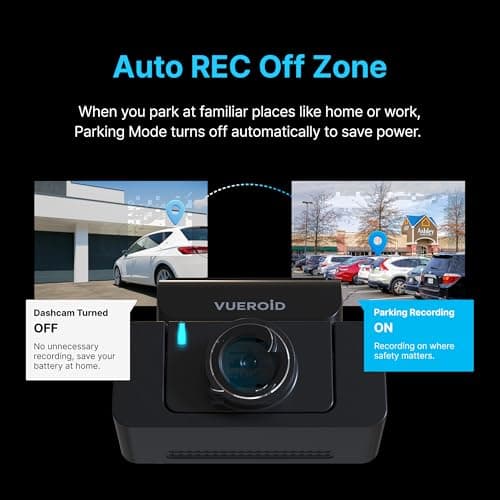 Vueroid S1 4K Infinite 3 Channel Dash Cam Front and Inside Rear Car Camera, 4K, 2.5K Dashcam for Car, STARVIS 2, Night Vision, 24/7 Recording, 5G WiFi GPS, Car Surveillance Camera, Gifts for Men Women 6