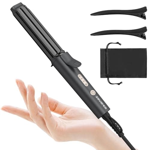 Travel Curling Wand 1 Inch, Dual Voltage Small Curling Iron for Short Hair, Portable Mini Hair Curler with 3 Adjustable Temp, Auto Shut Off, Swivel Cord, Includes Storage Bag 8