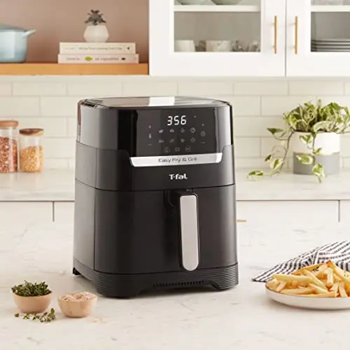 T-fal Air Fryer & Grill Combo Digital, 2-in-1, 4.4 Qrt, black 9