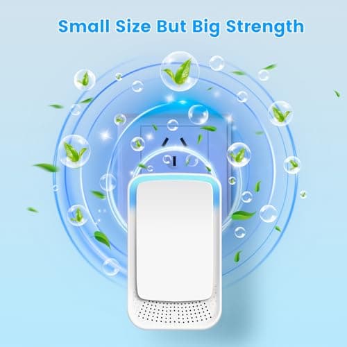 PVACG Plug In Air Ionizer Purifier for Home Mini Air Purifier for Small Room Quiet Working Air Freshener for Office, Bedroom,Living Room,Portable Air Purifiers Odor,Pets Smell - Air Cleaner(4Pack) 5