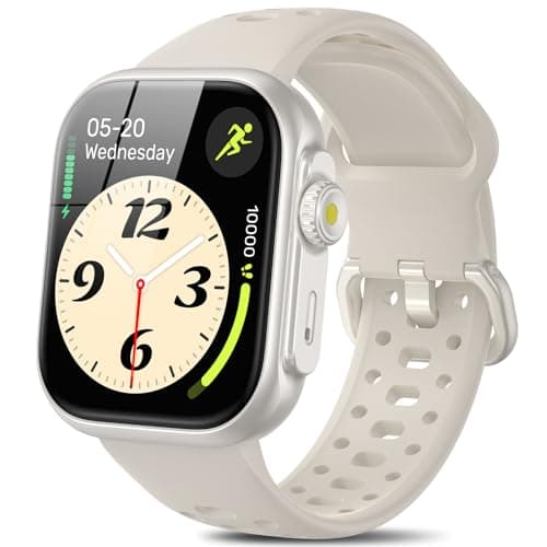 VPSTAY Smart Watch GPS Alexa Built-in 1.85" Smartwatch for Men Women (Answer/Make Call), 24/7 Spo2 Heart Rate Sleep Monitor, Pedometer, 3 ATM Waterproof Sport Watch for Android iOS
