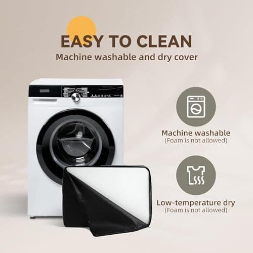 Dog Stairs Ramp for Bed and Couch Up to 17", Slope 3-Step Foam Steps for Pets to get on Sofa, Puppy Ladder with Washable Cover and Balanced Non-Slip Base, Ideal for Older Cats 5