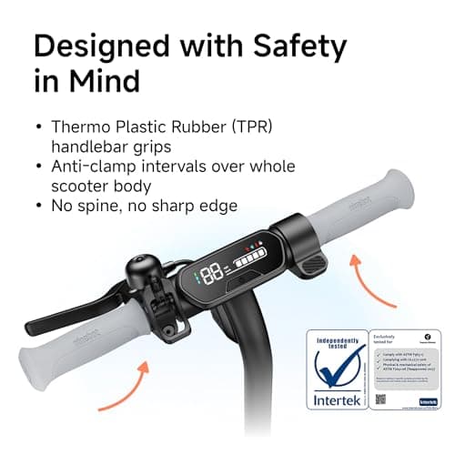 Segway Ninebot eKickScooter C2 Pro w/9.3 mi Max Operating Range & 12.4 mph Max Speed, Kids Electric Scooter Designed for Teens Ages 9+, UL-2272 Certified 5