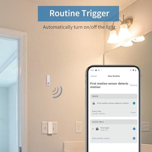 THIRDREALITY Zigbee Motion Sensor 2 Pack, Zigbee Hub Required, Pet Friendly, Work with Home Assistant,SmartThings, Aeotec,Homey, Hubitat or Echo Devices with Built-in Zigbee hub 2