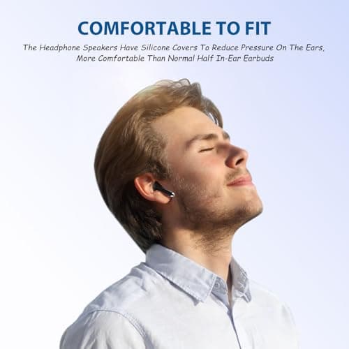 Wireless Earbuds for Samsung S25 S24 S26 Ultra S23 Fe, 5.3 Bluetooth Earphone Noise Isolating Ear Bud with Mic HiFi Stereo Wireless Headphone for iPhone 17 Air 16 15 Pro Max 14/Galaxy S22 A36/Pixel 10 7