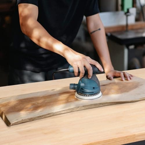 48" Adjustable Work Bench, Rubber Wood Top Workbench Heavy-Duty Work Table with Wheels, 2000 LBS Load Capacity Hardwood Work Benches for Garage, Workshop, Home, Office, Easy Assembly 8