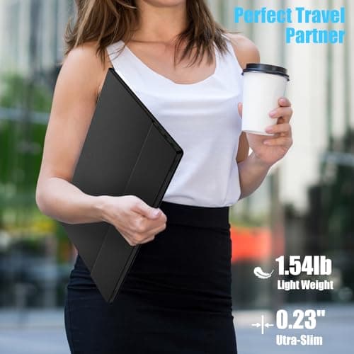 XGaming Portable Monitor 15.6 Inch 1080P FHD IPS USB-C Laptop Monitor, HDMI Computer Display w/Smart Cover & Speakers, Ultra Slim HDR Gaming External Screen for Laptop PC Phone Mac Xbox PS4 Switch 6