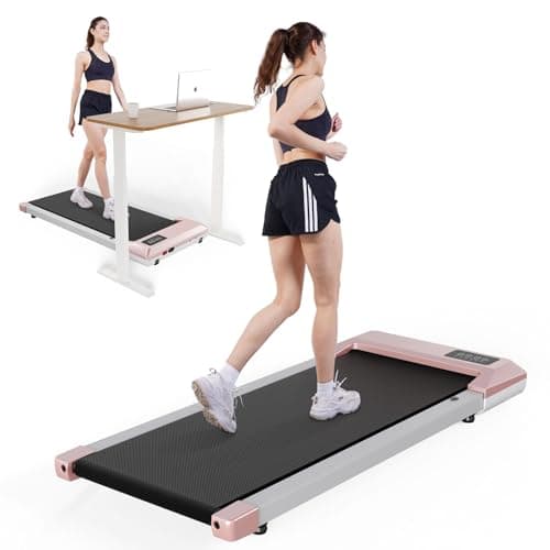 Lacuffy Walking Pad,6% Manual Incline Walking Pad Treadmill,Under Desk Treadmill for Home Office, with App & Remote,2.5HP Quiet,LED Display,300 lbs Capacity