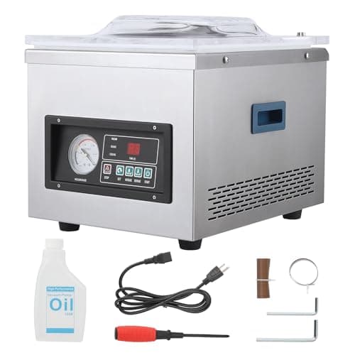 Chamber Vacuum Sealer - Preserve Freshness with 10.2" Kitchen Sealer, 180w-260w6.5 m³/h Airflow, 110V Power, Ideal for Home & Commercial Use, and Efficient Food Storage