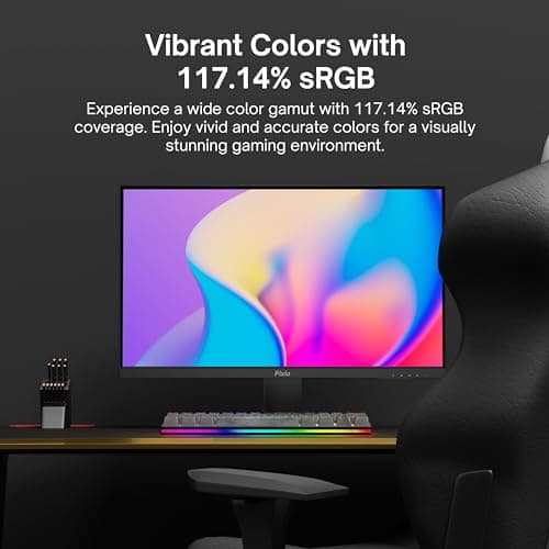 Pixio PX257 Prime 24.5 inch (24 inch / 25 inch Equivalent) 144Hz Refresh Rate FHD 1080p Resolution Fast Nano IPS Panel 1ms GTG Response Time Gaming Monitor with Adaptive Sync Compatible as 24 inch 6