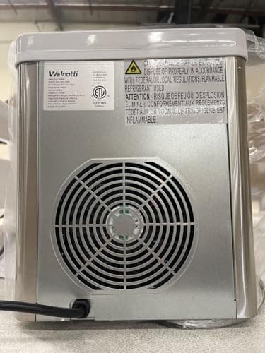 33lbs Self-Cleaning Ice Makers Countertop, Portable Ice Machine with 2 Size Bullet Ice Cubes 9 Cubes Ready in 7 Mins | Silver 9