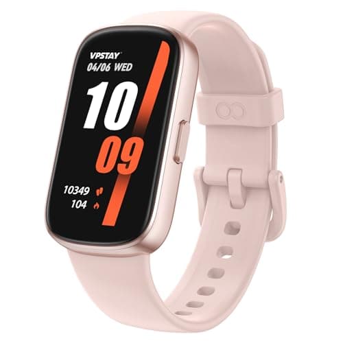 VPSTAY Fitness Tracker Watch with 24/7 Heart Rate Sleep Blood Oxygen Monitor, IP68 Waterproof Smart Watch, Step Calorie Counter Pedometer Health Activity Trackers and SmartWatches for Men Women