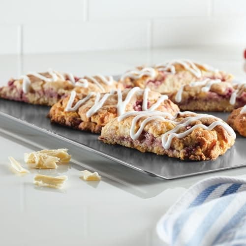 Farberware Insulated Nonstick Bakeware 14-Inch x 16-Inch Jumbo Cookie Sheet, Light Gray 5