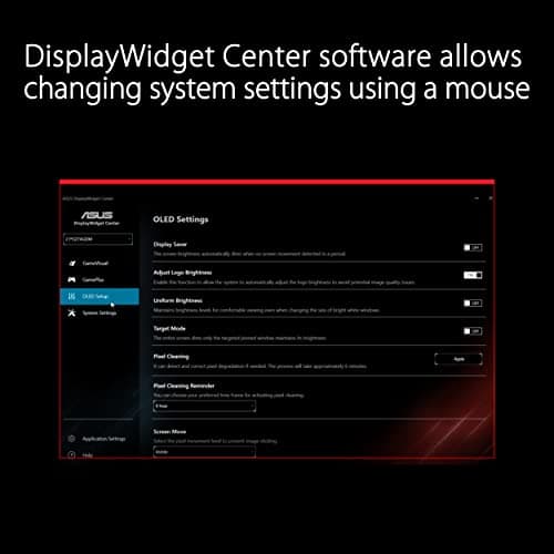 ASUS ROG Swift 27”1440P OLED DSC Gaming Monitor (PG27AQDM) - QHD (2560x1440), 240Hz, 0.03ms, G-SYNC Compatible, Anti-Glare Micro-Texture Coating, 99% DCI-P3, True 10-bit, DisplayPort,Black 5