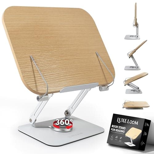 LuxeLoom Book stand for reading, BSR1122