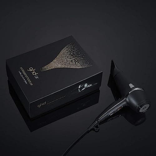 ghd Air Hair Dryer — 1600w Professional Blow Dryer, Salon Strength Motor, Concentrator Nozzle, Adjustable Temperature Setting, and Ionic Technology for Super-Fast Drying — Black 8