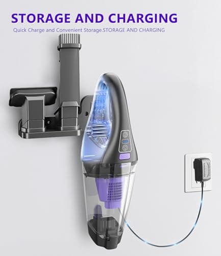 MYUAKO Handheld Car Vacuum Cordless, 18000Pa 160W Car Vacuum Cleaner with LED Screen,30Min Powerful Hand Held Vacuum Cordless Portable Vacuum Cleaner for Home 7