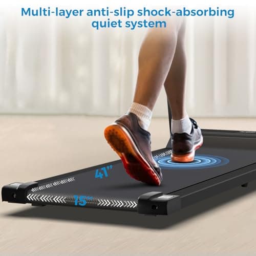 AoraPulse Portable Foldable Treadmills for Home, Small Folding Treadmill for Home Office with 300 LBS Capacity, Walking Running Exercise Electric Compact Treadmill with LED Display 5