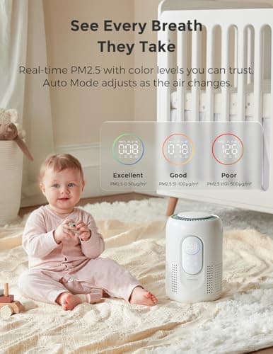 Momcozy Baby Sound Machine & Momcozy Nursery Air Purifier 7
