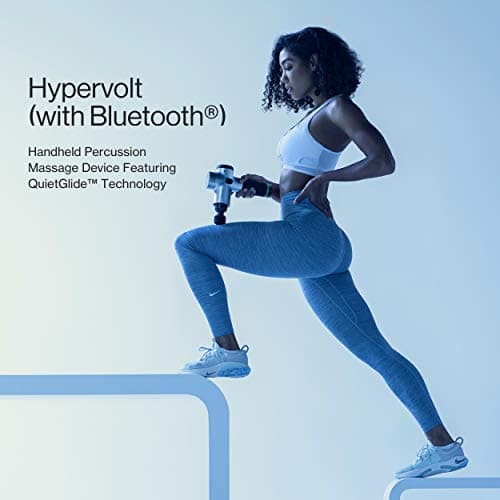Hypervolt Bluetooth, Featuring Quiet Glide Technology - Handheld Percussion Massage Gun | 3 Speeds, 5 Interchangeable Heads | Helps Relieve Sore Muscles and Stiffness (Hypervolt w/Bluetooth) 2