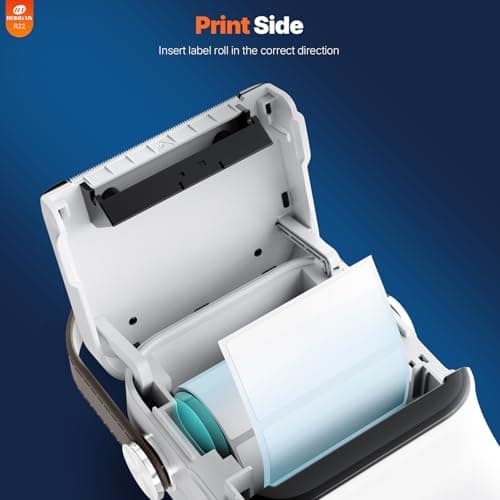 Rongta Bluetooth Label Maker Machine with Tape, Thermal Label Printer for Office, Small Business Essentials, Home Organization, Portable Inkless Sticker Label Maker with 2x1.18 inch Labels 9