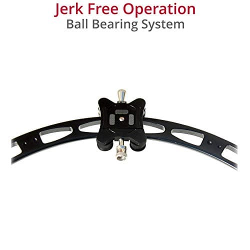 Flycity Smooth 180 Degree Curved 1/2 Circle Video Camera Slider Track for Load Capacity Upto 10kg Movie Film Making Shoot Sony Nikon Canon lumix panasonic (FC-CS180) 5